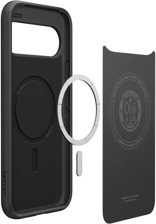 „Spigen Parallax Mag MagSafe“ dėklas, skirtas „Google Pixel 10 Pro XL“ – matinis juodas