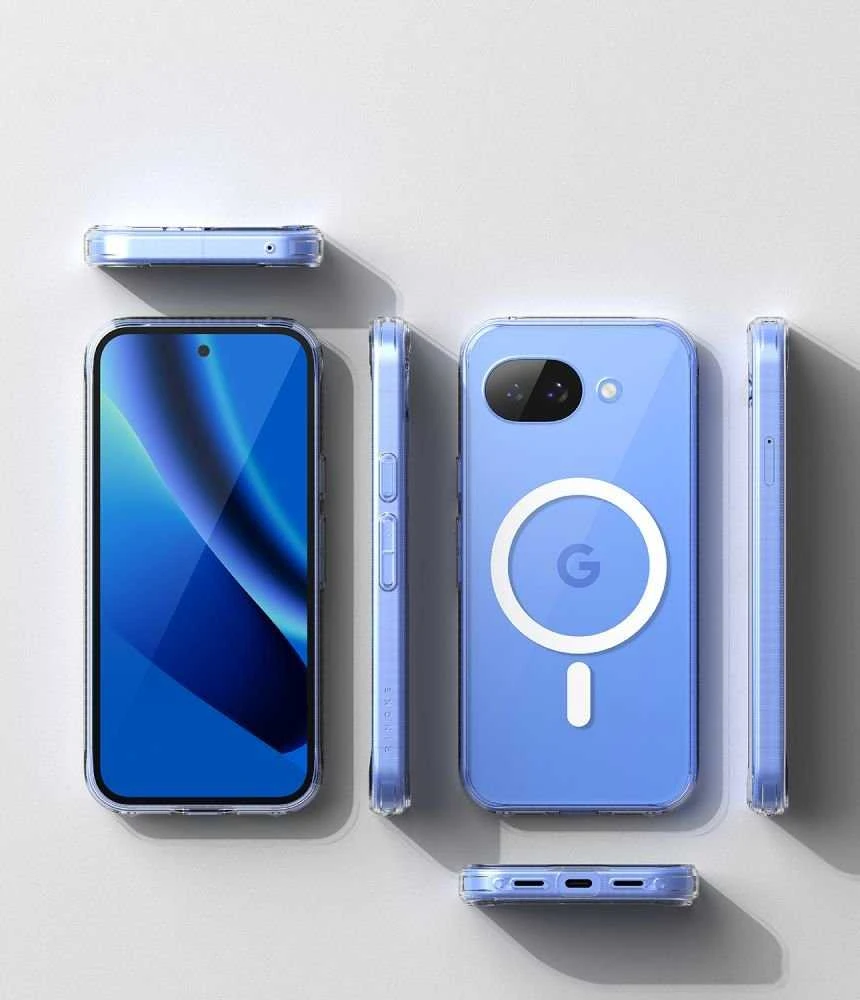 Dėklas „Ringke Fusion Magnetic MagSafe Google Pixel 10A“ skaidrus