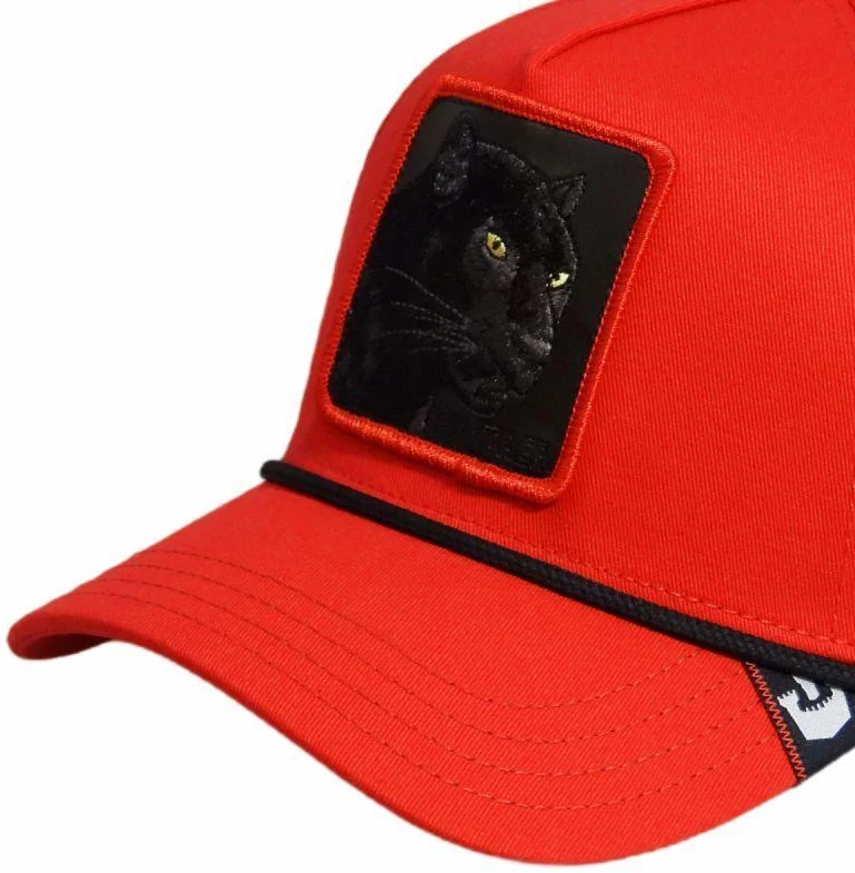 Goorin Bros. Juodoji Pantera 100 Raudona Snapback kepuraitė - 101-1108