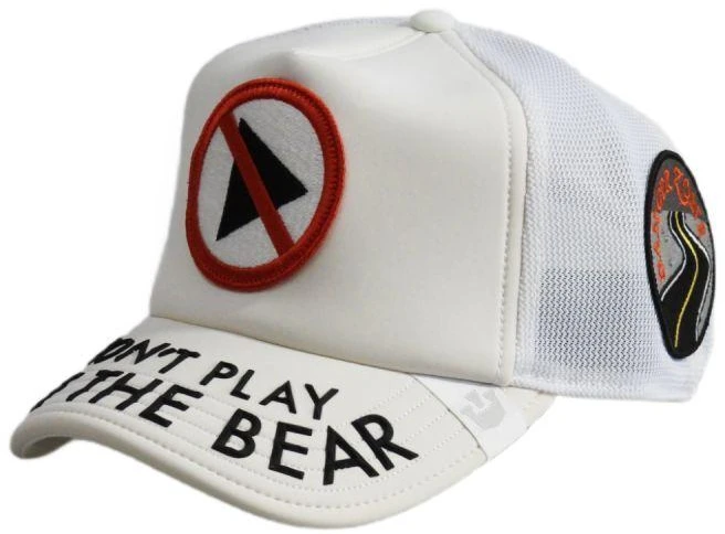 Goorin' Bros. Nekrečia meškos "Don't Play Poke The Bear" "Trucker" kepurė - 101-1741-WHI
