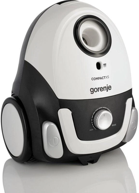 Gorenje VCEA11CXWII dulkių siurblys, 2 l, cilindrinis, sausam valymui, 750 W, su dulkių maišeliu