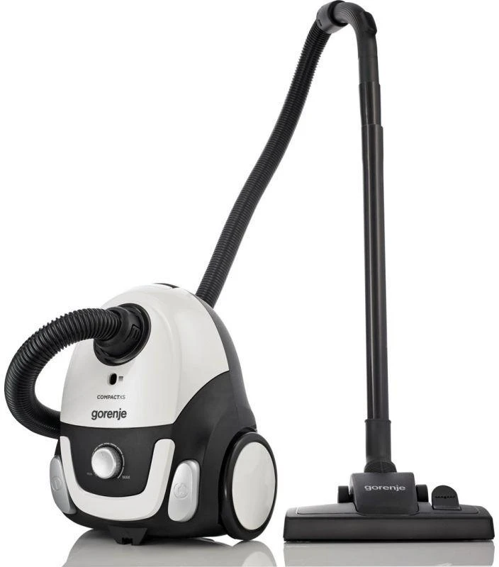 Gorenje VCEA11CXWII dulkių siurblys, 2 l, cilindrinis, sausam valymui, 750 W, su dulkių maišeliu