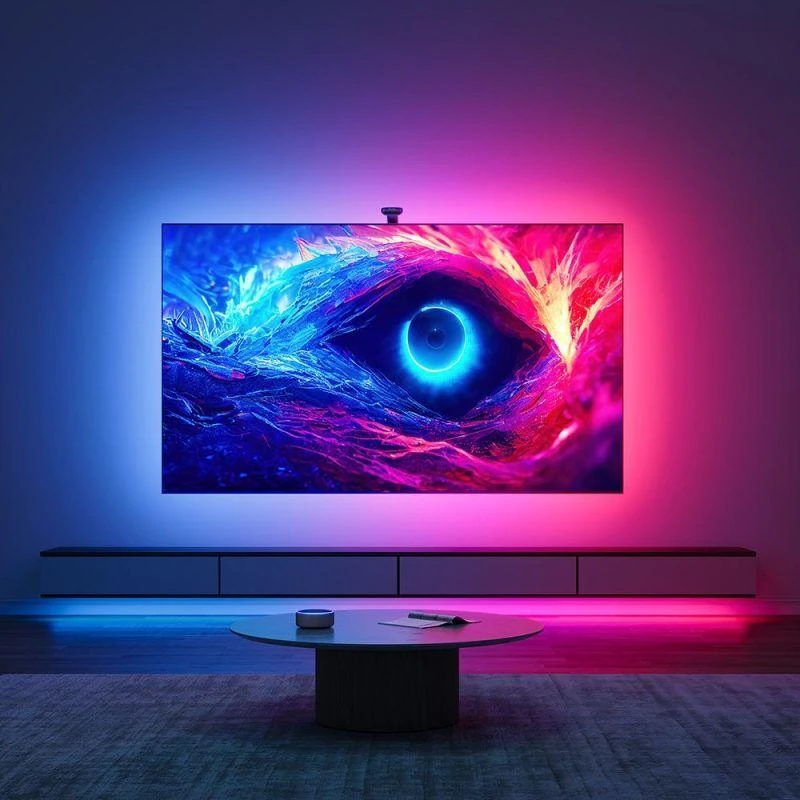 Govee H605C Envisual TV foninis apšvietimas T2 | LED juostelė | televizoriui 55-65 colių, RGBIC, Wi-Fi+Bluetooth