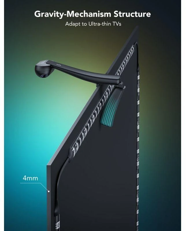 Govee H605C Envisual TV foninis apšvietimas T2 | Taśma LED | dla TV 75-85 cali, RGBIC, Wi-Fi+Bluetooth