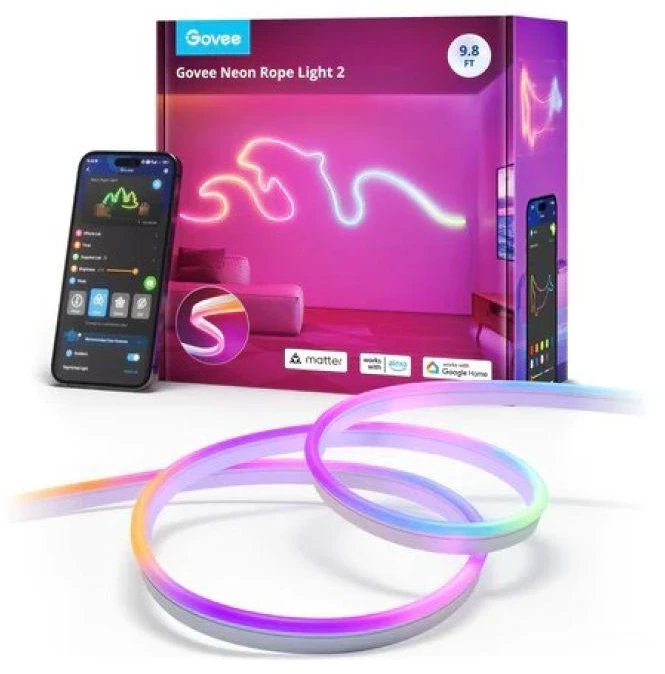 Govee H61D5 Neoniniai žibintai 2 5m | Oświetlenie LED | Matter, HomeKit, Google, Alexa, SmartThings