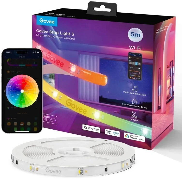Govee H612A 5m | LED juostelė | Wi-Fi, Bluetooth, RGBIC