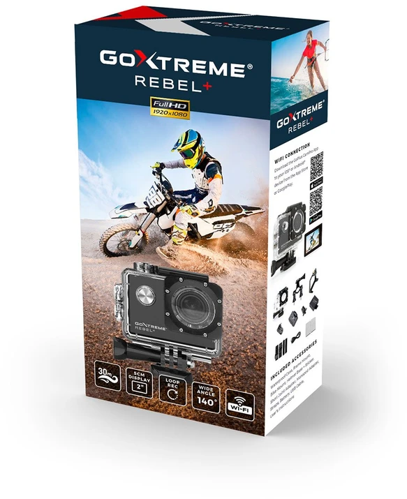 GoXtreme Rebel+ veiksmo kamera 20171, juoda
