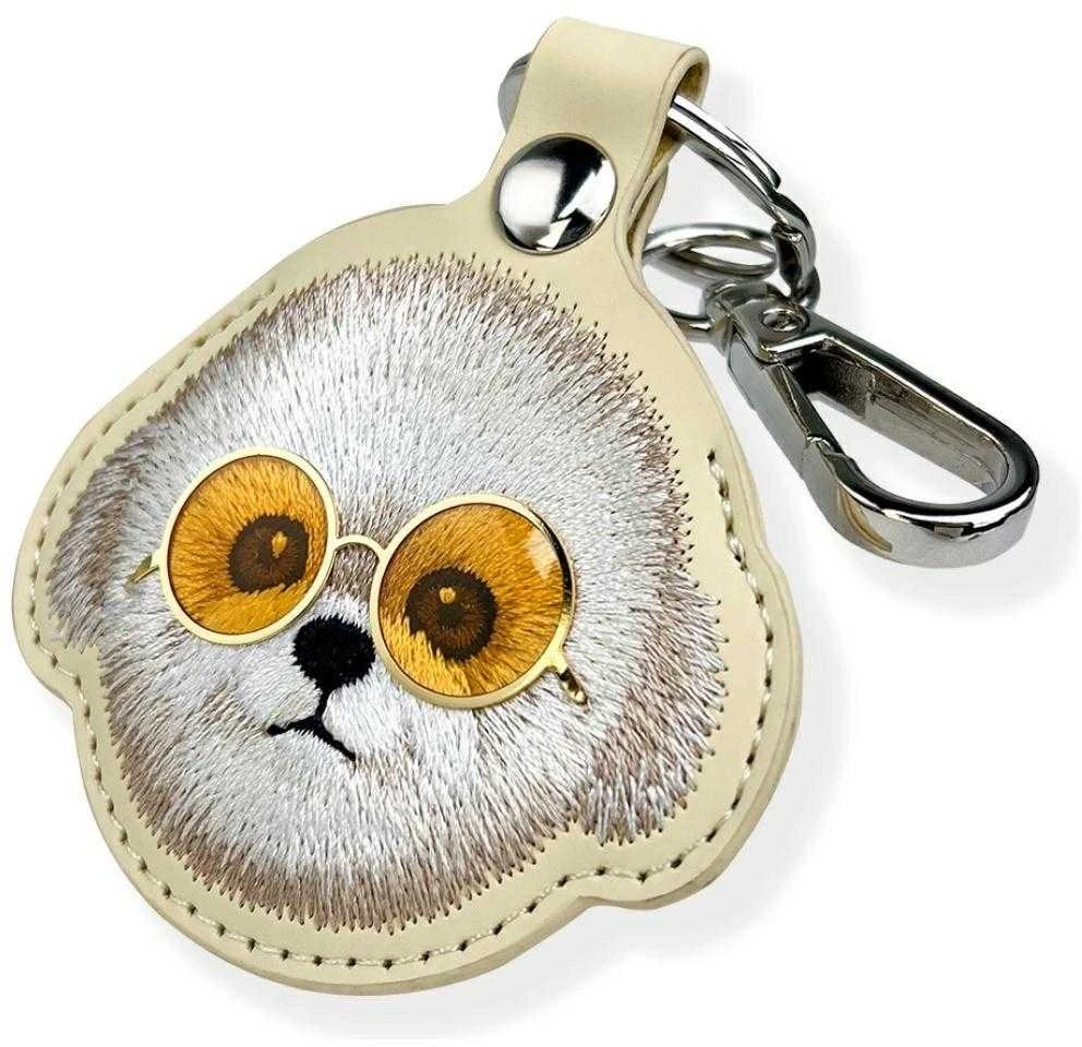 Dėklas locator Nimmy Glasses Cool Dog khaki