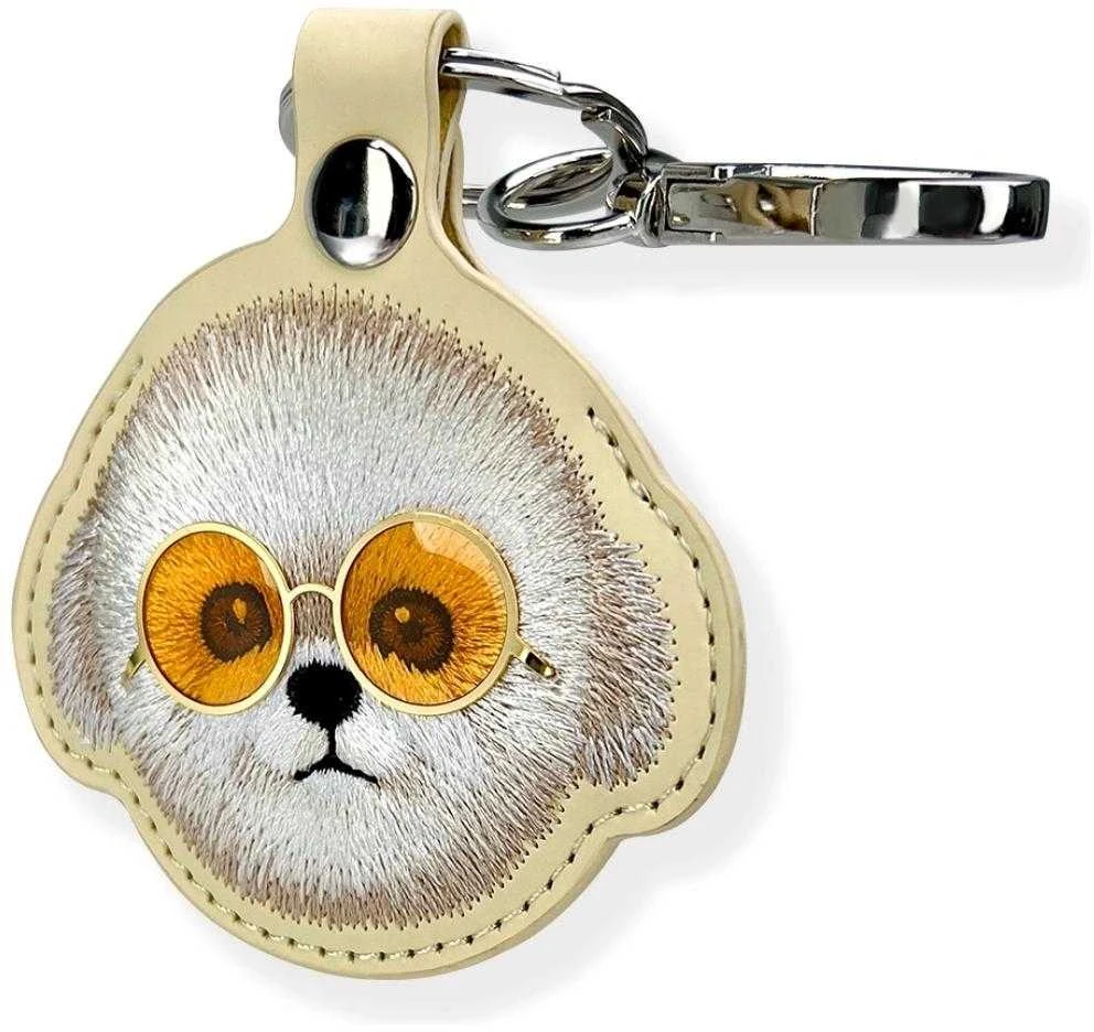 Dėklas locator Nimmy Glasses Cool Dog khaki