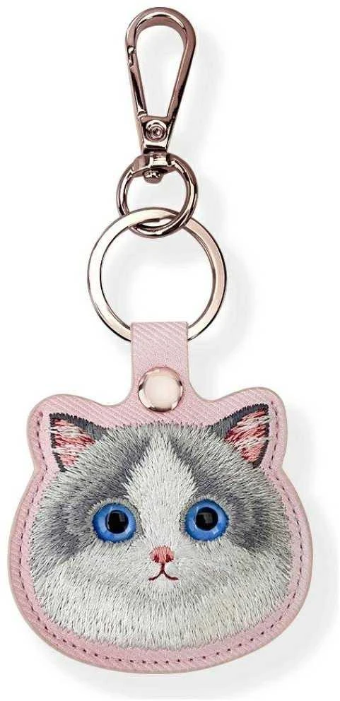 Dėklas Locator Nimmy Big Eyed Pet 2.0 Cat rožinės spalvos