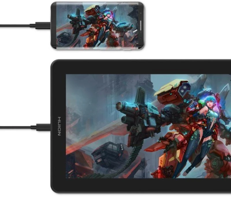 HUION Kamvas 13 grafinė planšetė Žalias 5080 lpi 293,76 x 165,24 mm USB