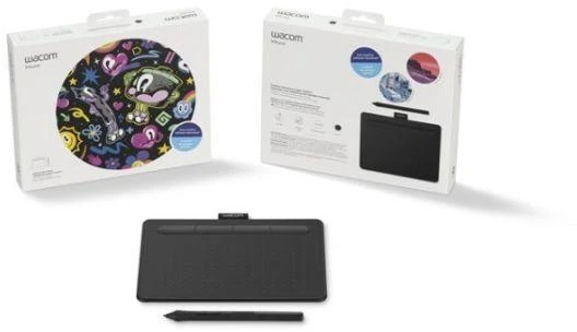 Grafinė planšetė Wacom Intuos S su pieštuku (CTL-4100K-N), Juoda