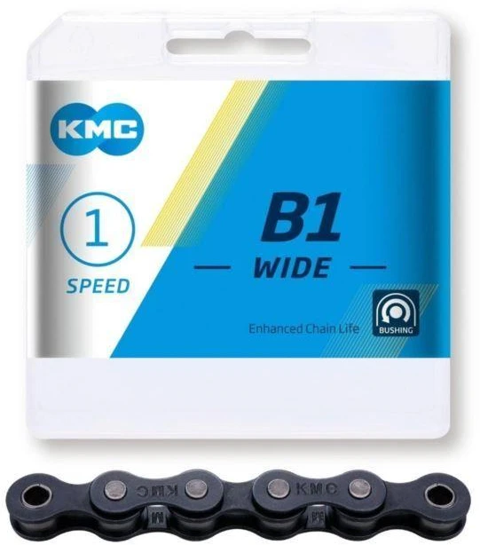 Grandinė KMC B1 plati 112 grandžių juoda BOX