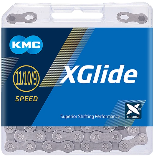 Grandinė KMC X-Glide pilkas Shimano Cues 126-links