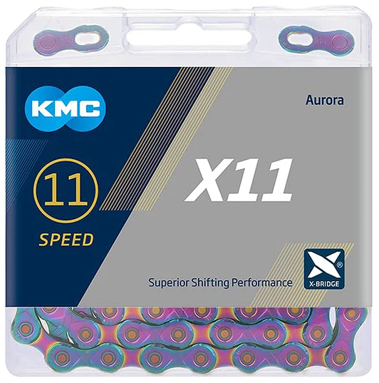 Grandinė KMC X11 Aurora 11-speed 118-links Waxed