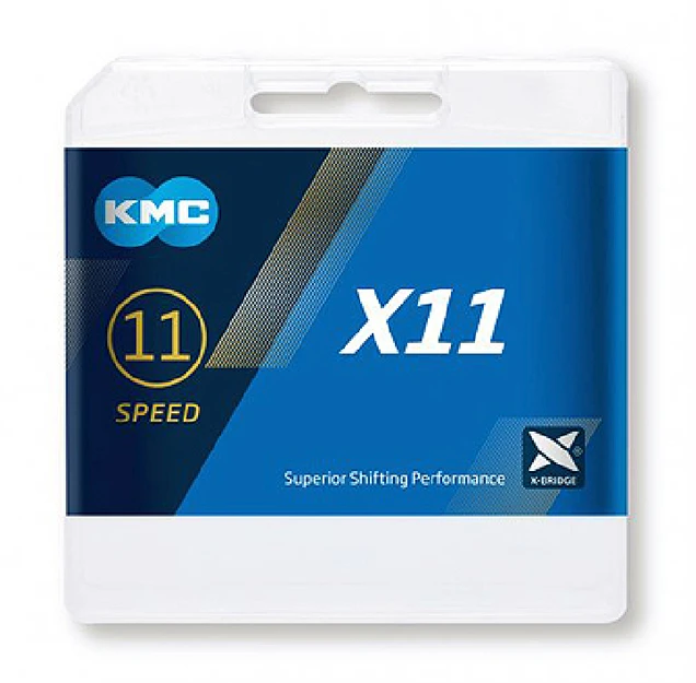 Grandinė KMC X11 Sidabrinis Juodas