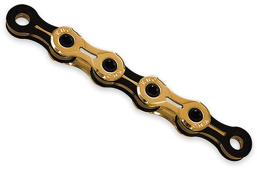 Grandinė KMC X11SL Ti-N Gold Juodas