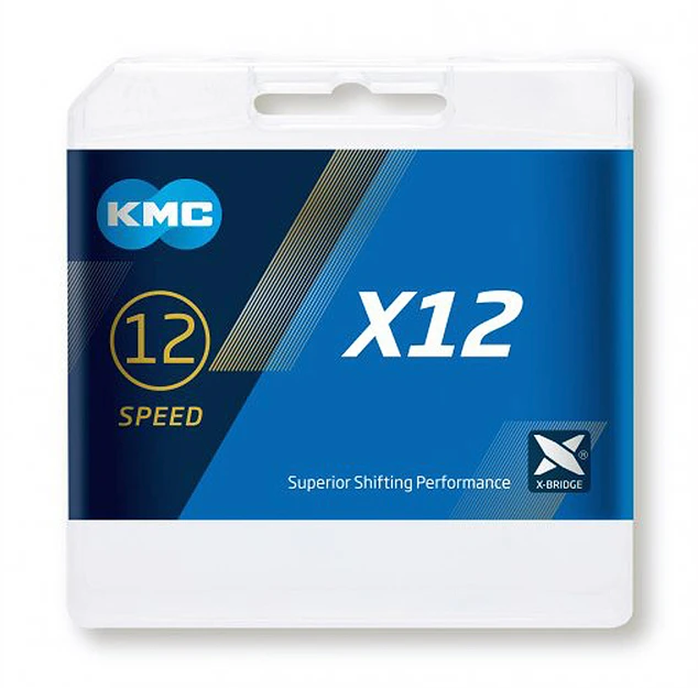 Grandinė KMC X12 Juodas Tech