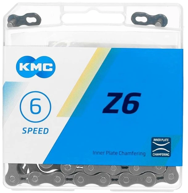 Grandinė KMC Z6 Pilkas 6/7-speed 114-links