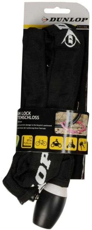 dunlop dviračio užraktas grandinė 120 cm juoda