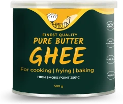 Grandininis pjūklas Lydytas Ghi (GHEE) sviestas skardinėje AMRITA, 500g