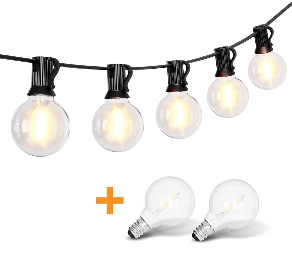Grandininis pjūklas Bauerkraft Sodo šviesų girlianda 25x LED 15m 9 režimai sodo šviestuvai 9W