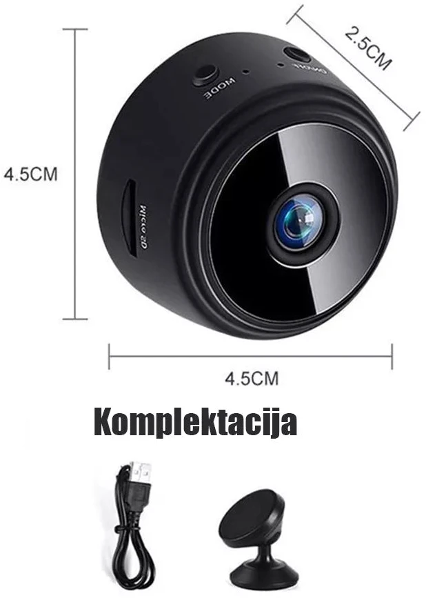 WiFi kamera su magnetu