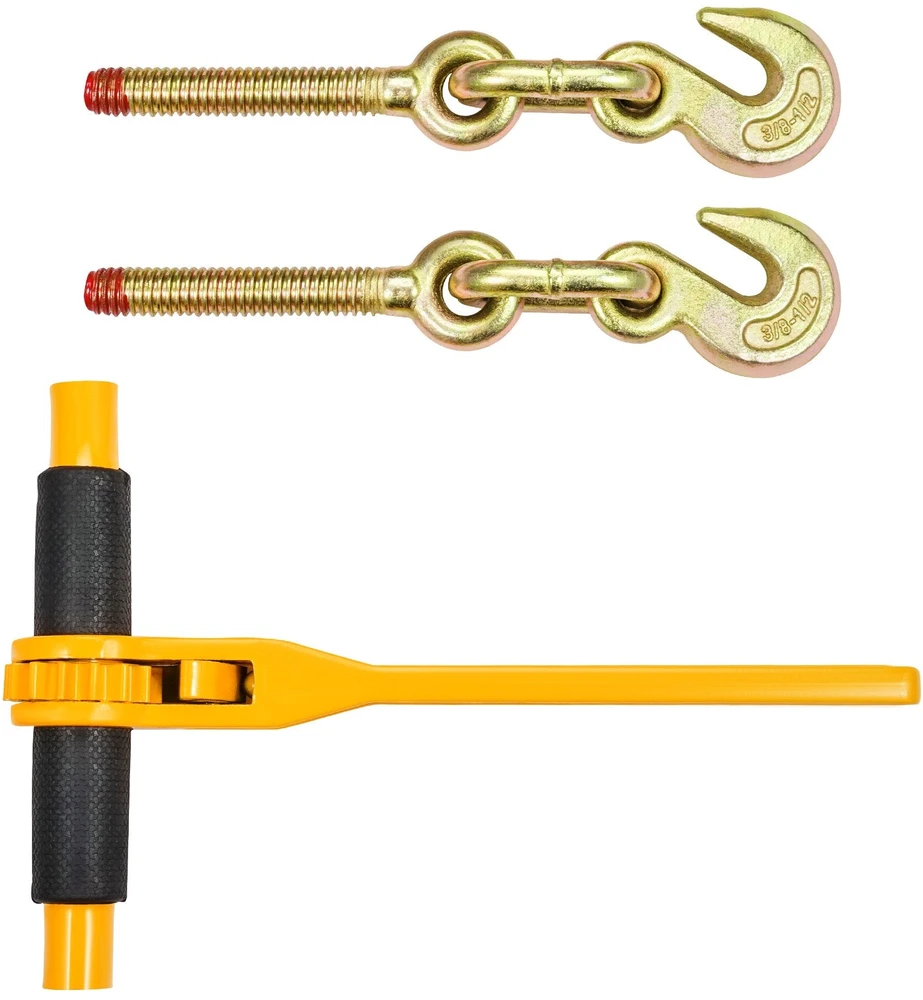 VEVOR Grandinių ir ričių rinkinys 3/8"-1/2" su ratchetu