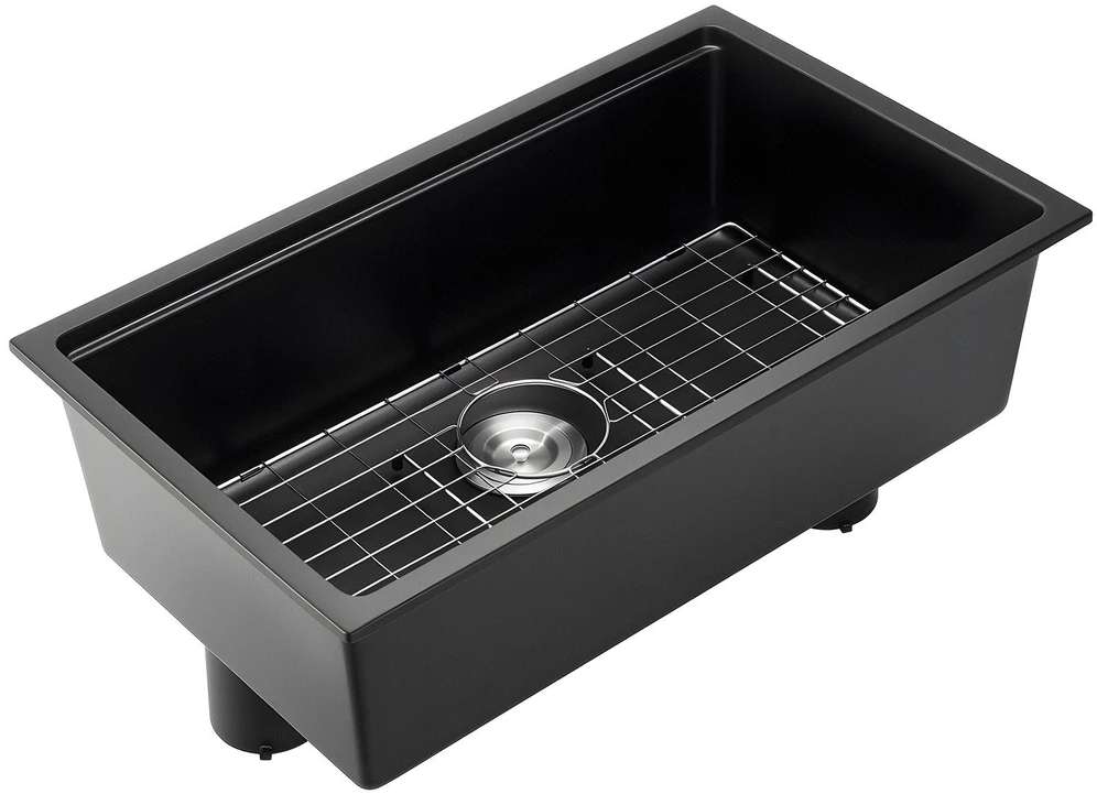 VEVOR 76 cm granito virtuvės plautuvė RV barui