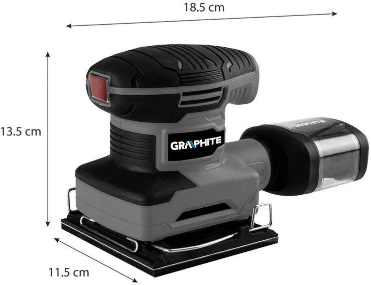 Plokštuminis šlifuoklis Graphite 59G322; 240 W