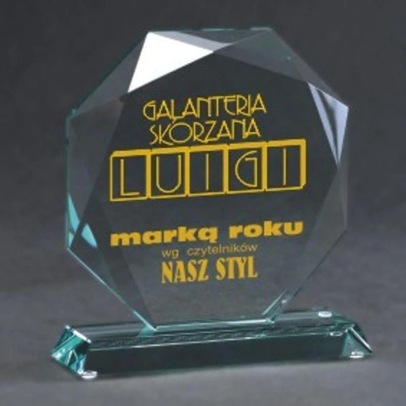 Kelioninis Graviruotas stiklinis trofėjus su dėklu ir dažų užpildu