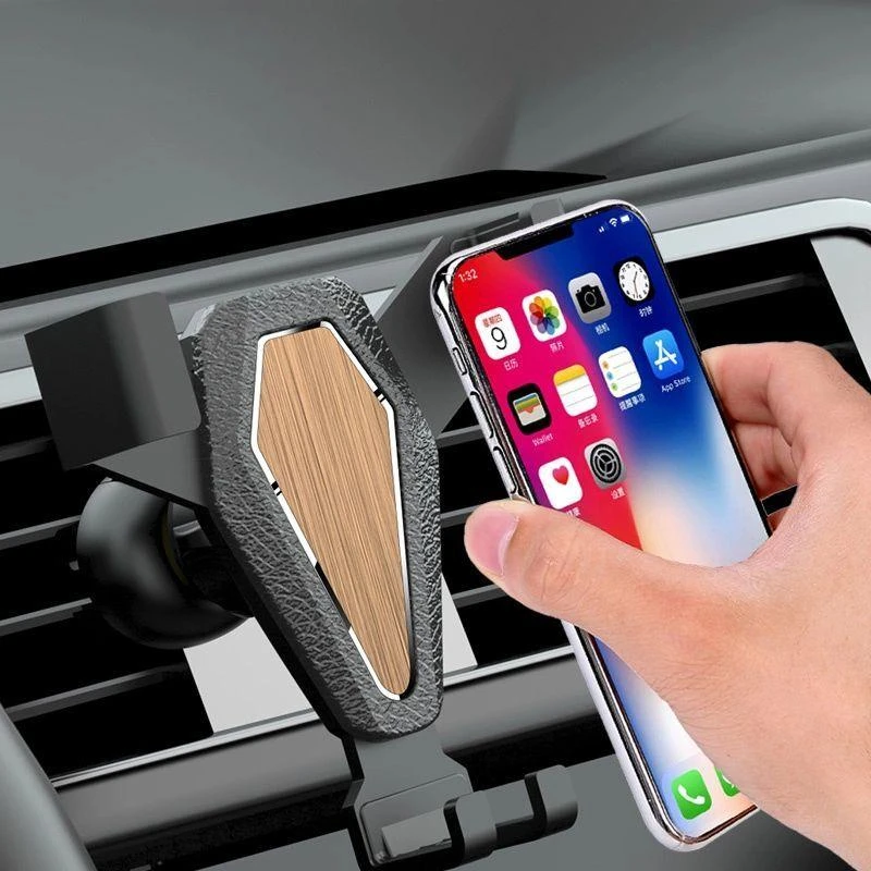 Hurtel Gravity automobilinis telefono laikiklis, sidabrinis (YC07)