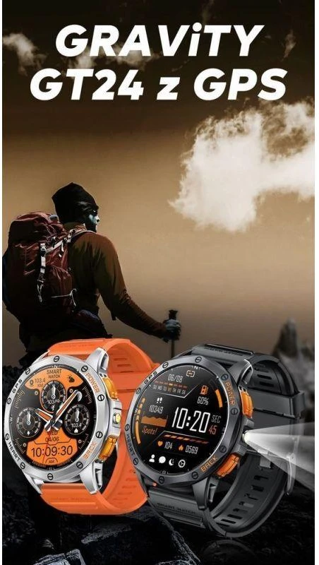 GRAVITY GT24-1 MEN'S Išmanusis laikrodis - TIMER, ADDITIONAL PASSAGE (sg033a)