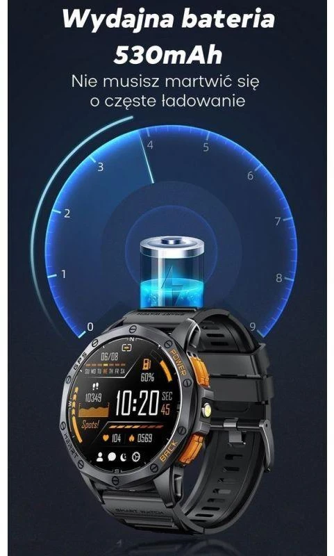 GRAVITY GT24-1 MEN'S Išmanusis laikrodis - TIMER, ADDITIONAL PASSAGE (sg033a)