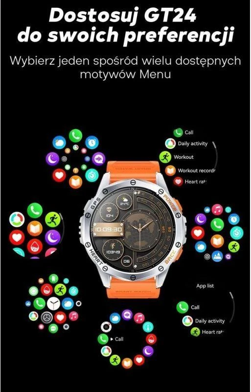 GRAVITY GT24-2 MEN'S Išmanusis laikrodis - TIMER, ADDITIONAL PASSAGE (sg033b)