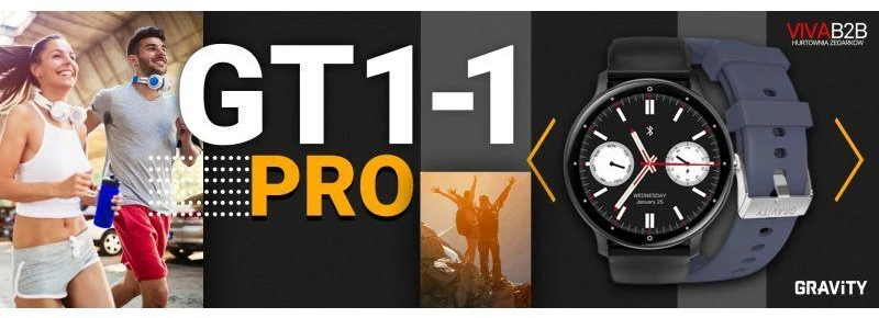 Išmanusis laikrodis Gravity GT1-1, Rožinės spalvos