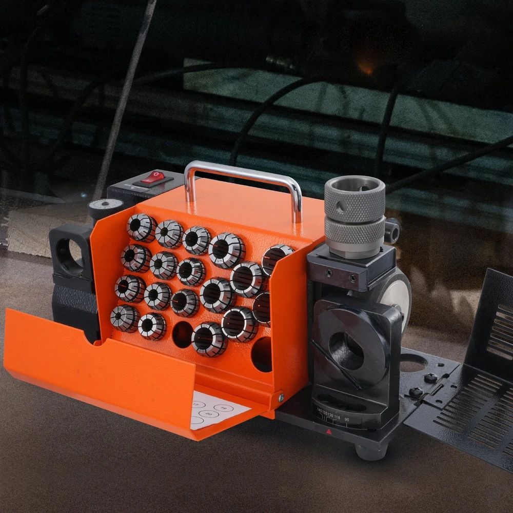 VEVOR MR-20G grąžtų galąstuvas 3-20mm su 18 laikiklių