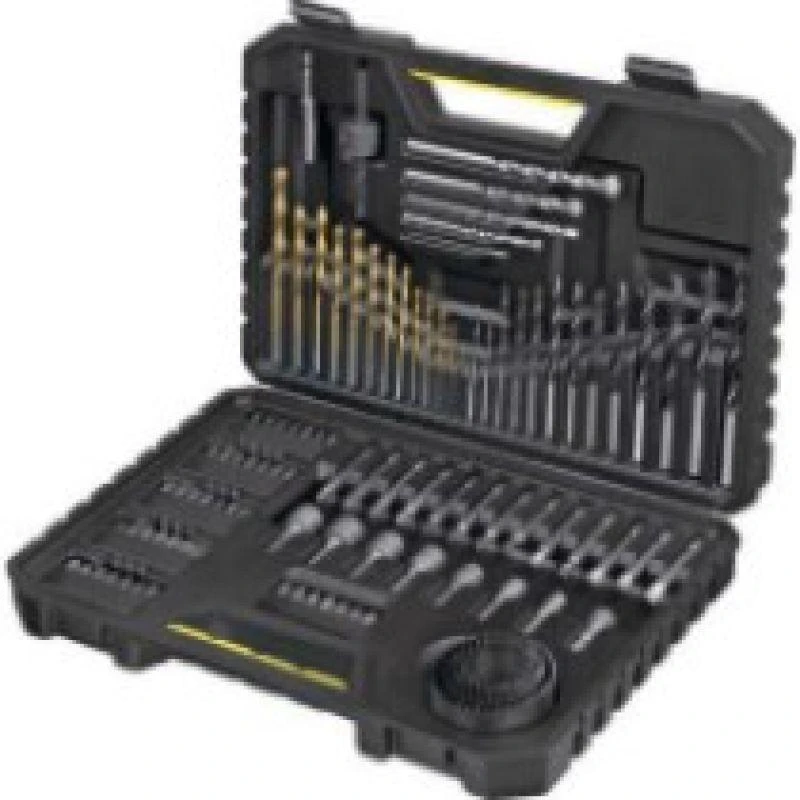 Grąžtas Grąžtų ir sukimo antgalių komplektas Stanley STA7205-XJ; 100 vnt.