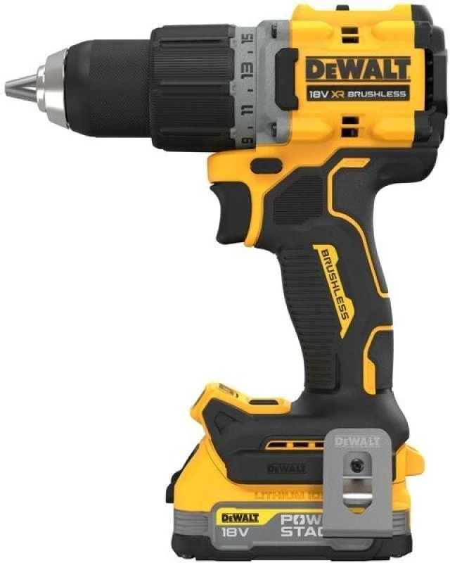 Dewalt akumuliatorinis suktuvas gręžtuvas DCD800E2T 18V, 2x1,7Ah Powerstack akumuliatoriai