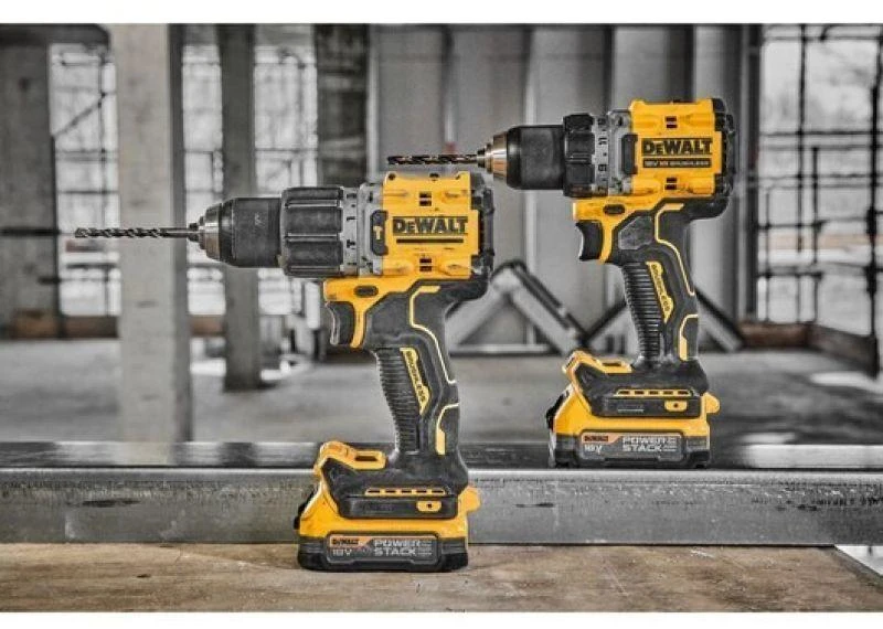 Dewalt akumuliatorinis suktuvas gręžtuvas DCD800E2T 18V, 2x1,7Ah Powerstack akumuliatoriai
