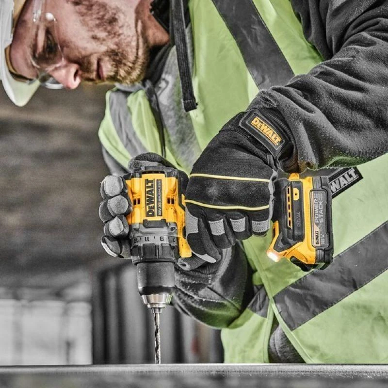 Dewalt akumuliatorinis suktuvas gręžtuvas DCD800E2T 18V, 2x1,7Ah Powerstack akumuliatoriai