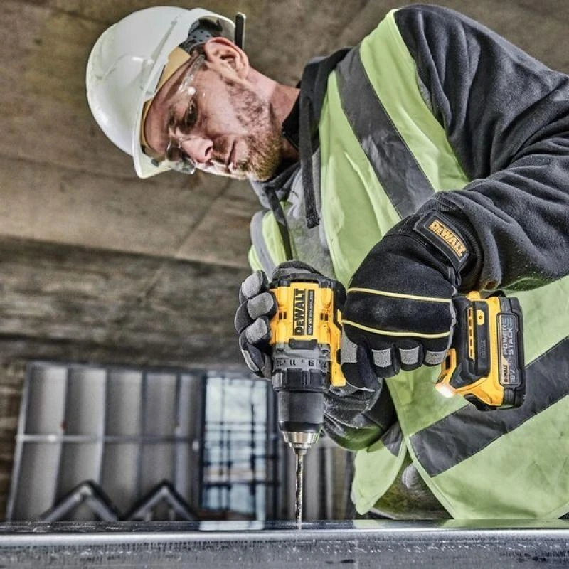 Dewalt akumuliatorinis suktuvas gręžtuvas DCD800E2T 18V, 2x1,7Ah Powerstack akumuliatoriai