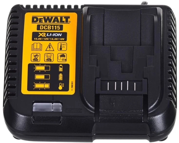 Suktuvas-gręžtuvas DeWalt DCD800P2T; 18 V; 2x5,0 Ah akum.