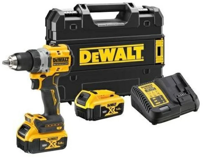 Suktuvas-gręžtuvas DeWalt DCD800P2T; 18 V; 2x5,0 Ah akum.