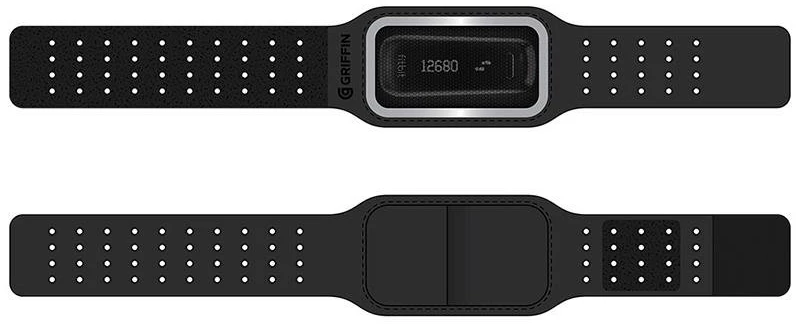 Griffin Sleep Sport apyrankė, skirta Fitbit, Misfit ir Sony SmartBand, juoda