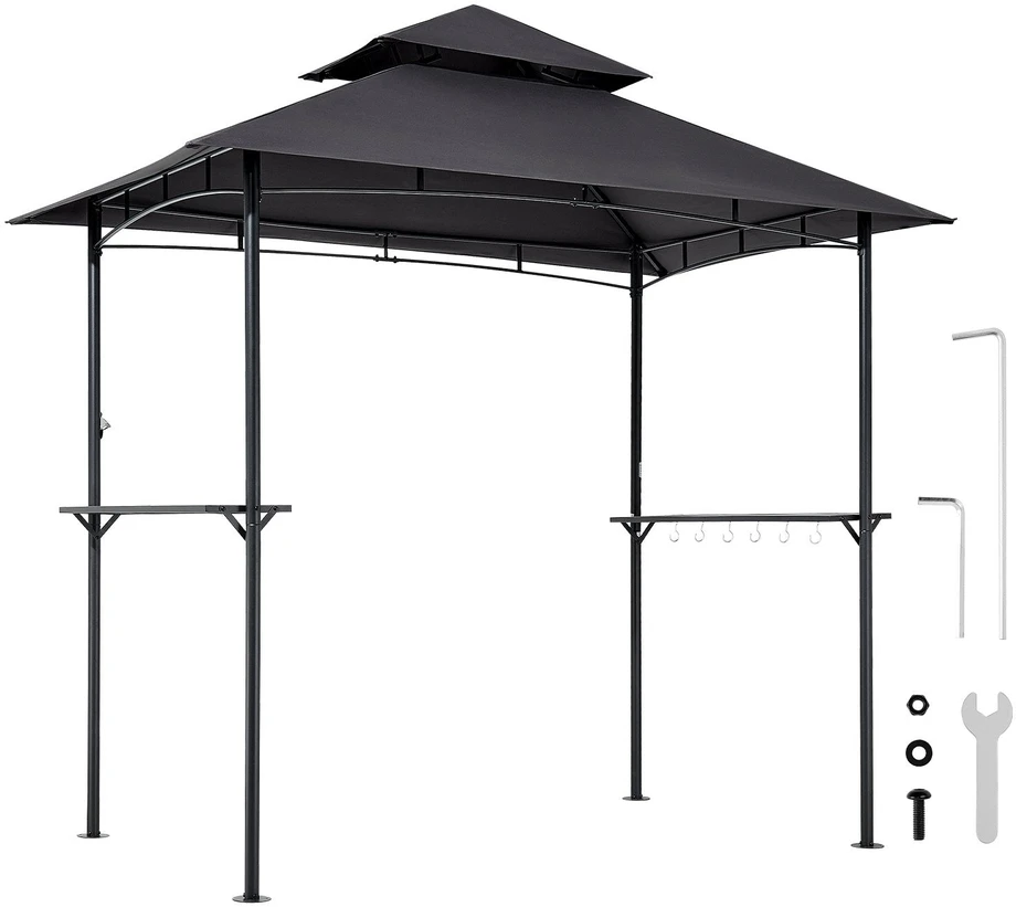 VEVOR Lauko kepsninės pavėsinė 2,43 x 1,5 m