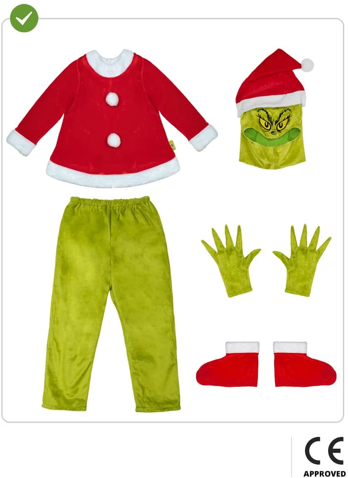 Grinčo kostiumas vaikams – „Grinčas“ (The Grinch)