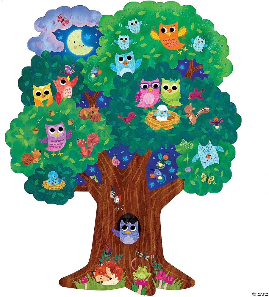 Grindų dėlionė „Hoot Owl Hoot Floor Puzzle“