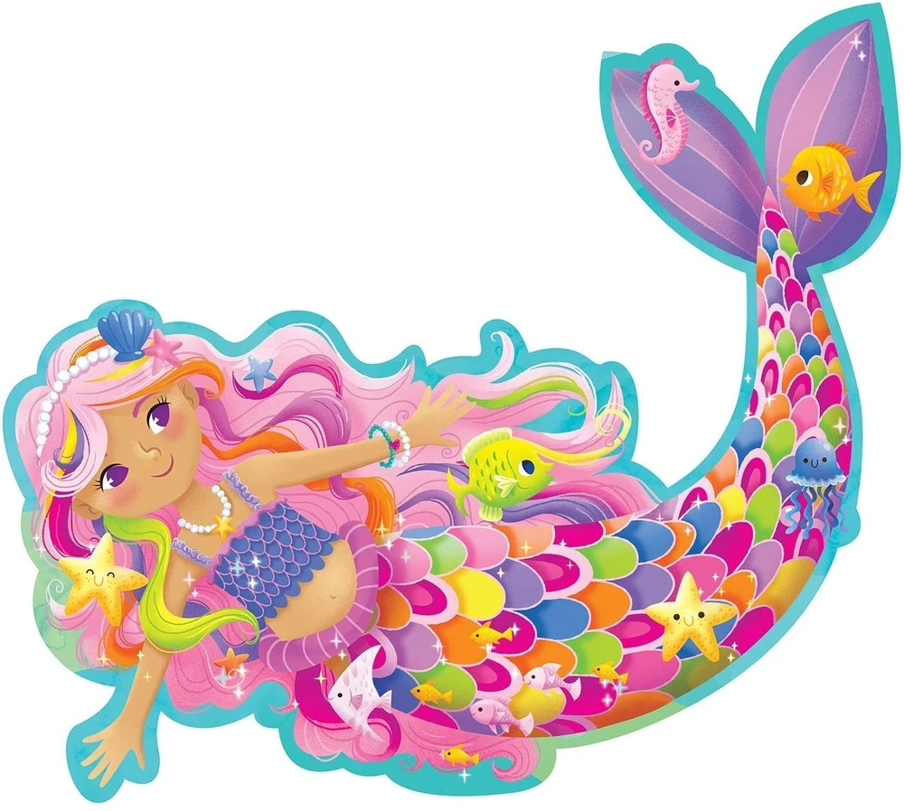 Grindų dėlionė „Magical Mermaid Floor Puzzle“