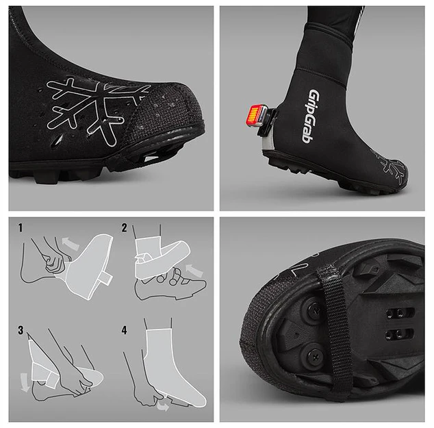 GripGrab antbačiai Arctic X Atsparus vandeniui Deep Winter MTB/CX M 40-41